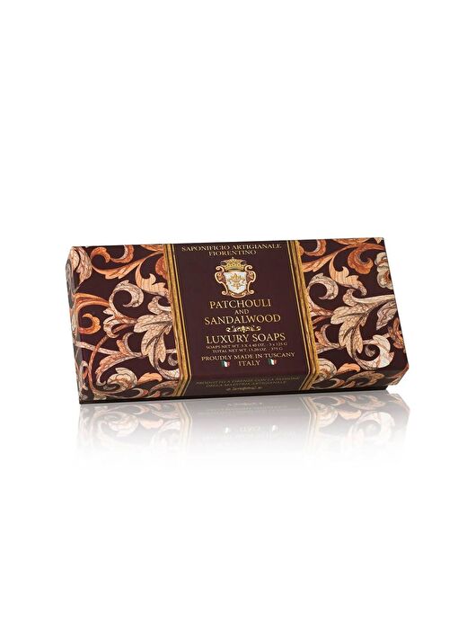 Saponificio Artigianale Fiorentino Sabun 3*125 Gr - Patchouli and Sandalwood 1