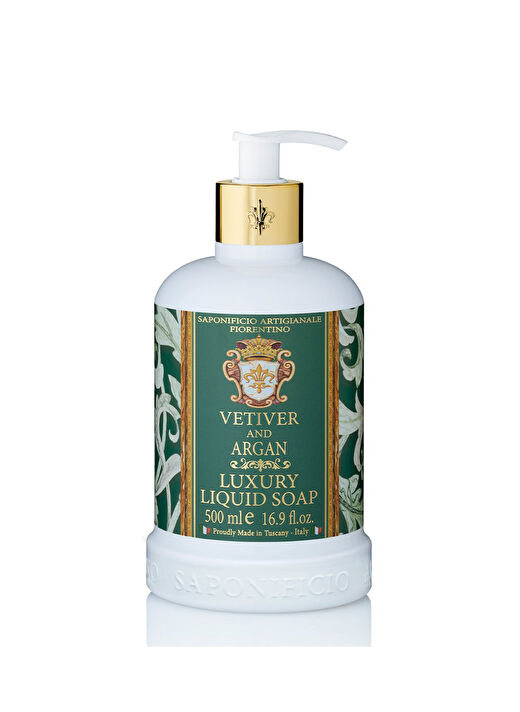 Saponificio Artigianale Fiorentino Sıvı Sabun 500 Ml - Vetiver and Argan 1