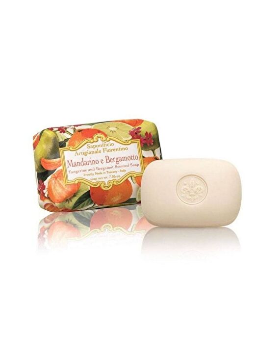 Saponificio Artigianale Fiorentino Sabun 200 Gr (7) - Tangerine And Bergamot 1