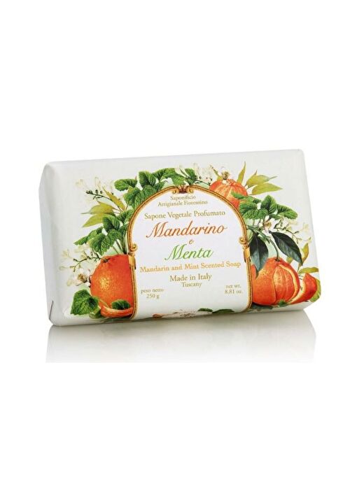 Saponificio Artigianale Fiorentino Sabun 250 Gr - Tangerine And Mint 1
