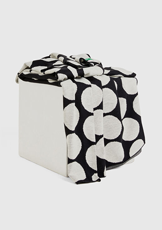 Unisex Siyah Dama Desenli Battaniye 140x190 2