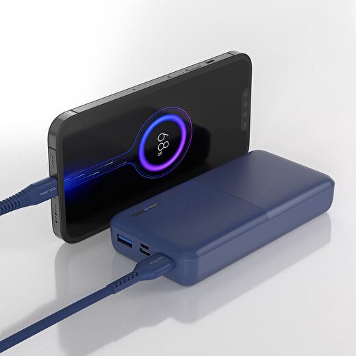 Nautica P200 20W PD 18W QC Hızlı Taşınabilir Şarj Cihazı Powerbank 20.000 mAh Navy  4
