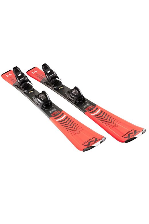 Völk JR Racetiger Kırmızı Vmotıon Kayak + 7.0 Vmotion JR R Bağlama 130 CM 2