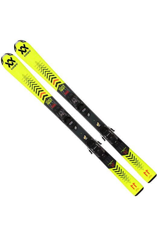 JR Racetiger Sarı VMotion  Kayak + 4.5 VMotion JR  Bağlama 90 CM 1