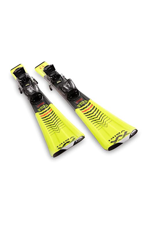 JR Racetiger Sarı VMotion  Kayak + 4.5 VMotion JR  Bağlama 90 CM 2