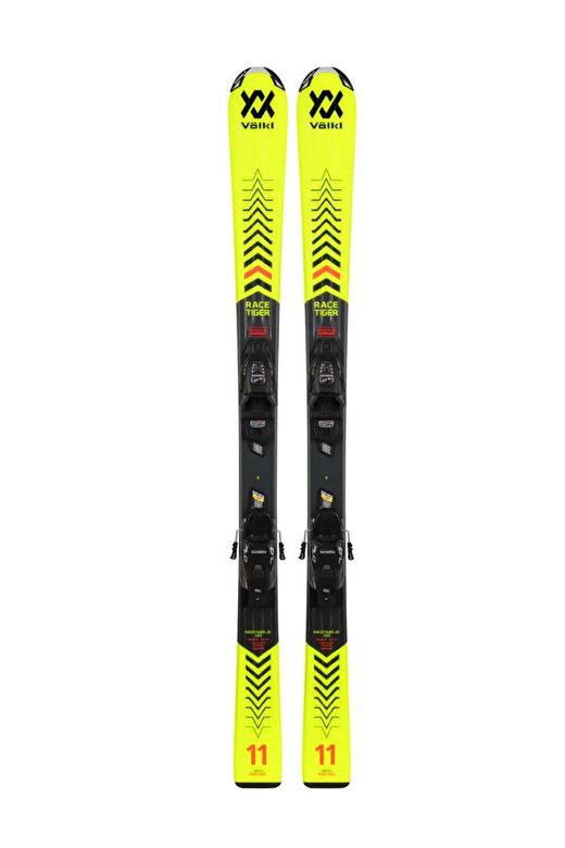 JR Racetiger Sarı VMotion  Kayak + 4.5 VMotion JR  Bağlama 90 CM 3