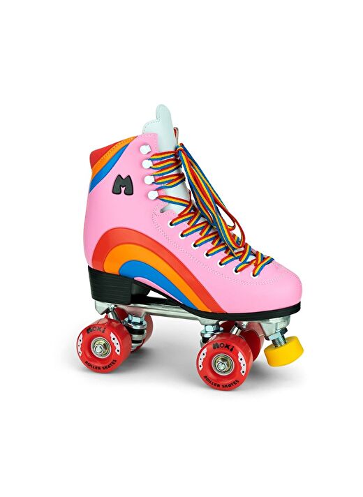 Moxi Rainbow Rider Pink Quad Paten 1