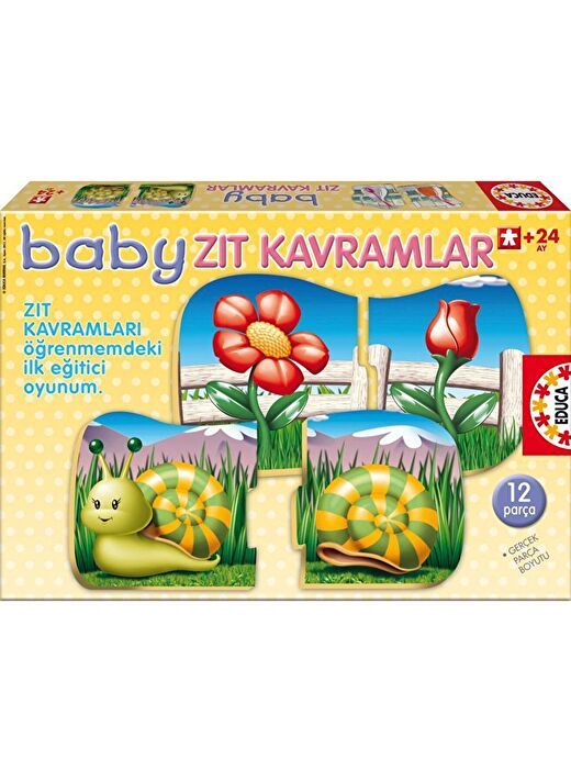 Educa Baby Zıt Kavramlar Eğitici Oyun 1
