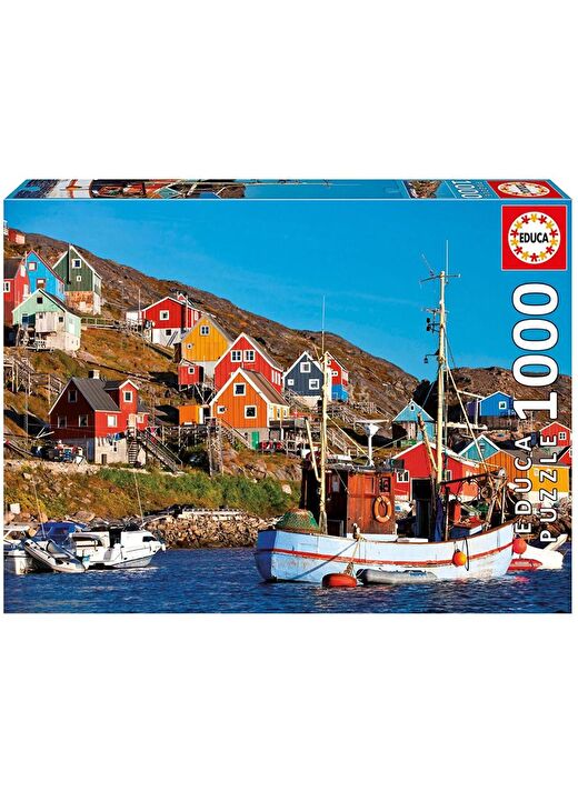 Educa 1000 Parça Nordic Houses Puzzle 2