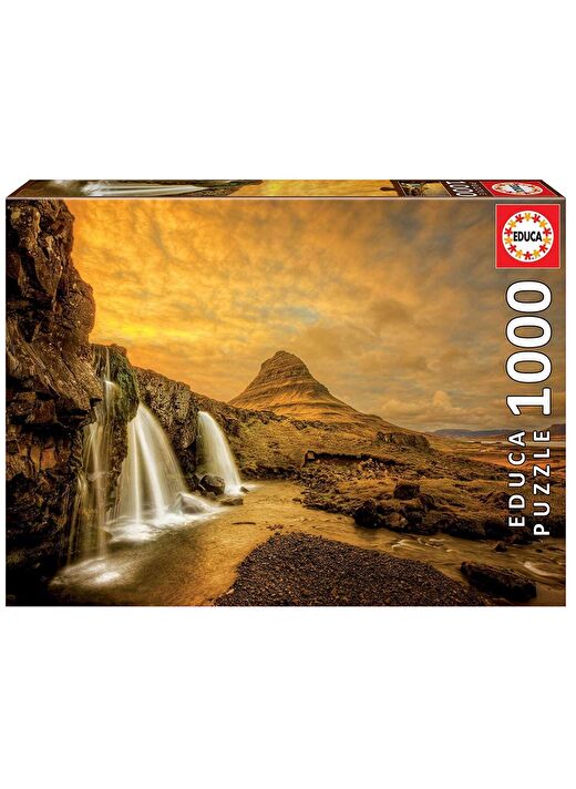 1000 Parça Kırkjufellfoss Şelalesi Puzzle (Educa 17971) 2