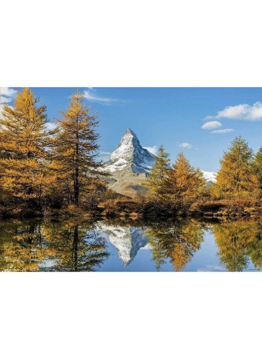 Educa 1000 Parça Sonbahar'da Matterhorn Dağı Puzzle 1