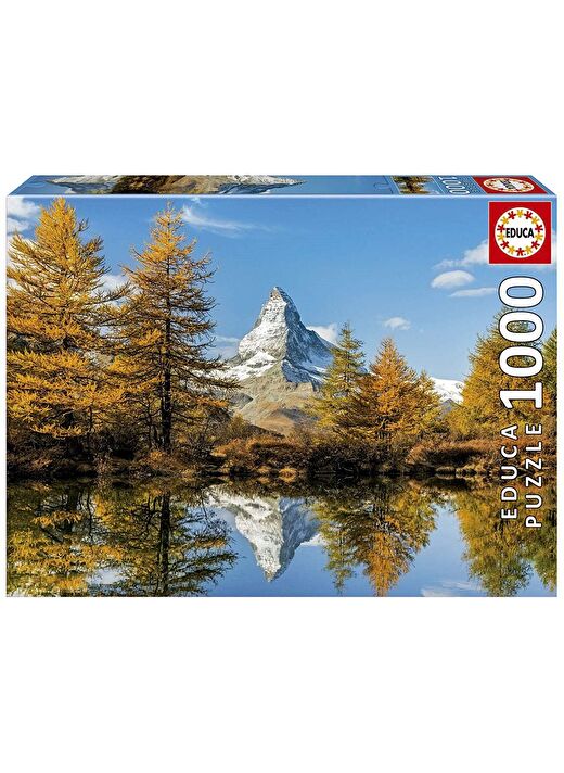 Educa 1000 Parça Sonbahar'da Matterhorn Dağı Puzzle 2