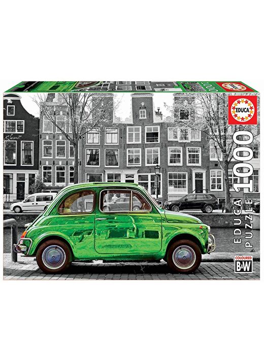 Educa 1000 Parça Amsterdam'da Yeşil Araba Puzzle 2