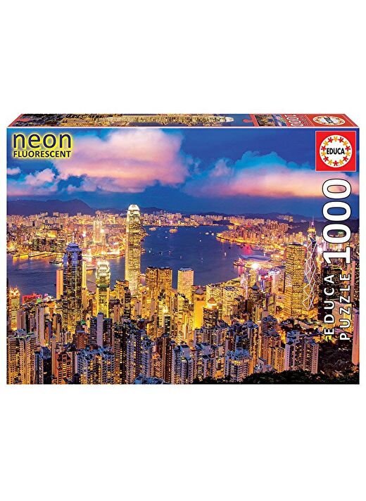 Educa 1000 Parça Hong Kong'da Ufuk Çizgisi Puzzle (18462) 1