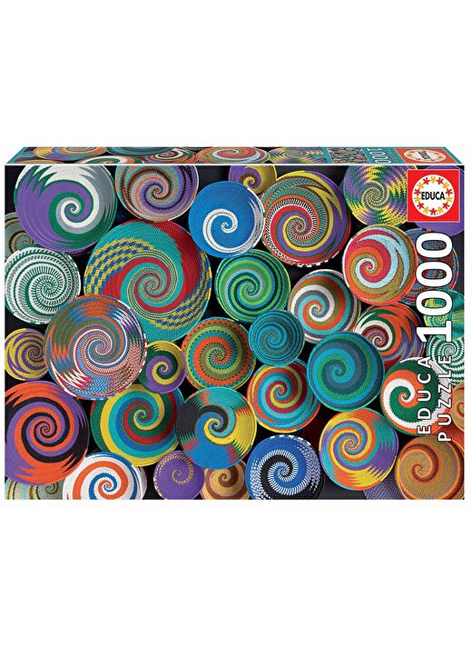 Educa 1000 Parça Renkli Afrika Sepetleri Puzzle 1