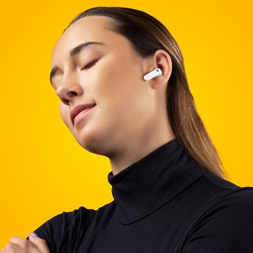 Niceboy HIVE Pins 3 Beyaz Bluetooth 5.1 Suya Dayanıklı Kulaklık 2
