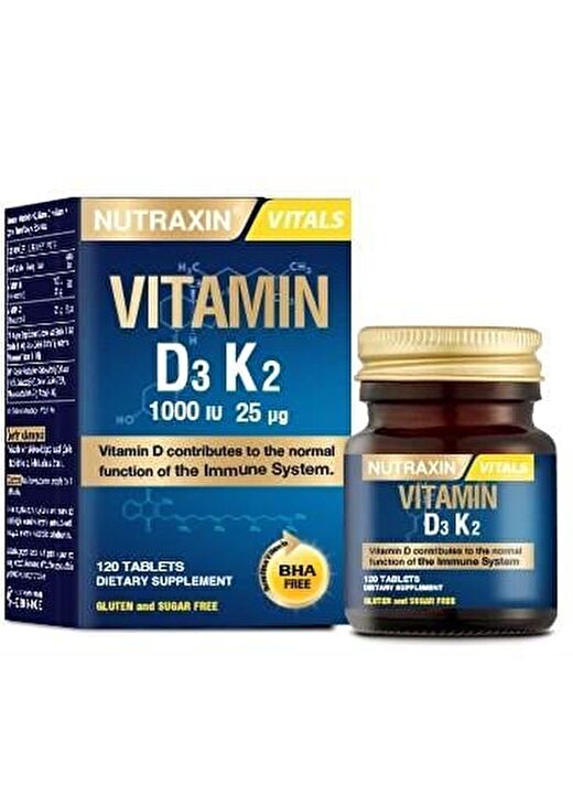 Nutraxin D3K2 120 Tablet 1