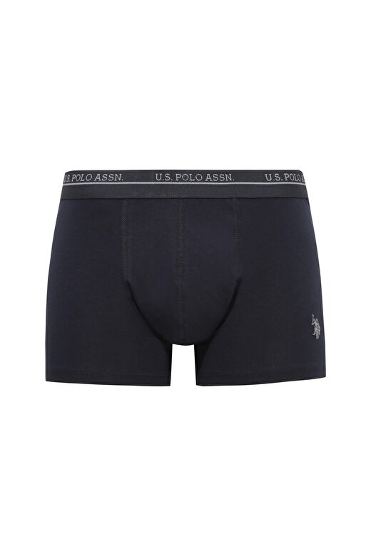 U.S. Polo Assn.  Erkek 200 Lacivert-Antrasit Melanj - Lacivert 3 lü Boxer  2