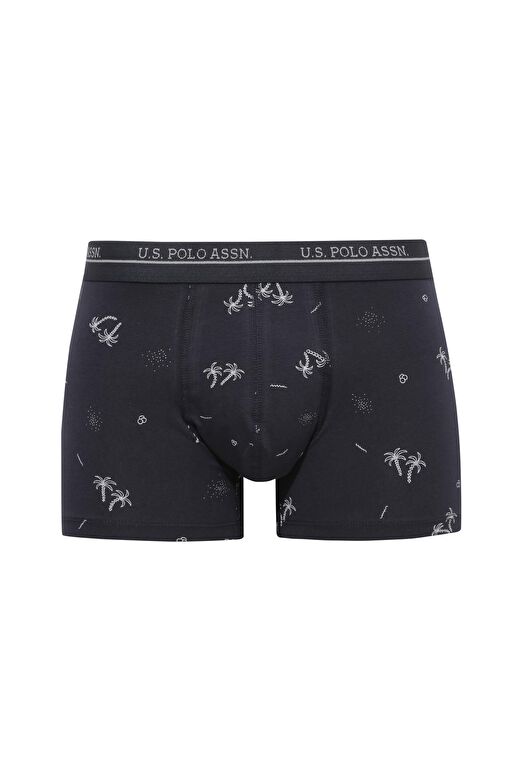 U.S. Polo Assn.  Erkek 200 Lacivert-Antrasit Melanj - Lacivert 3 lü Boxer  3