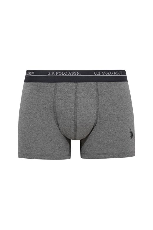 U.S. Polo Assn.  Erkek 200 Lacivert-Antrasit Melanj - Lacivert 3 lü Boxer  4