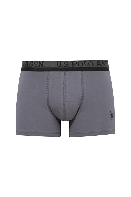 U.S. Polo Assn.  Erkek 201 Siyah-Antrasit Melanj - Siyah 3 lü Boxer  2