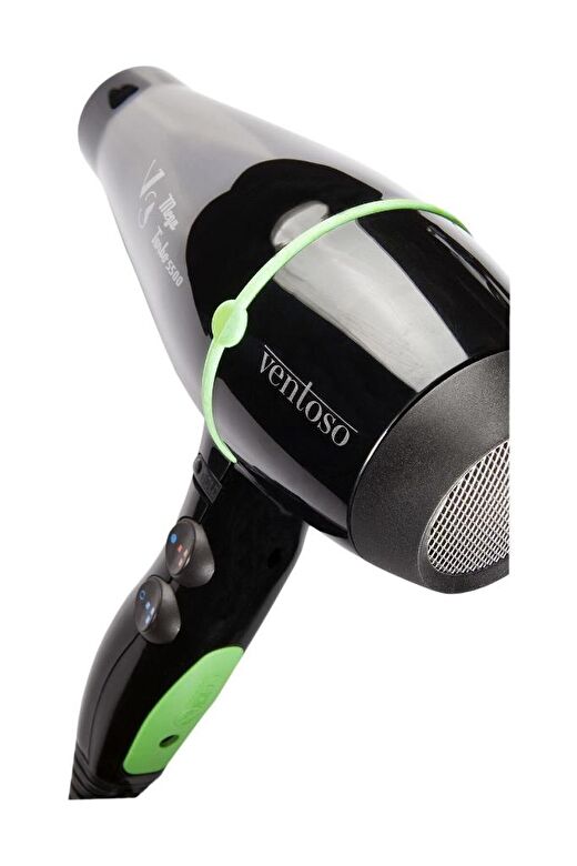 Tr V3008 V3 Megaturbo5500 Verde Profesyonel Fön Makinesi, Siyah 2