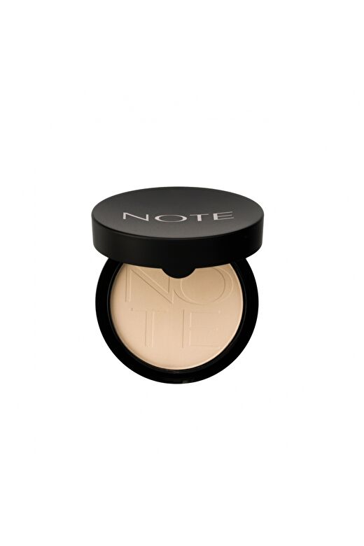 Note Luminous Silk Compact Powder 03 Medium Beige Mat Bitişli Toz Yüz Pudrası Medium Beige 3