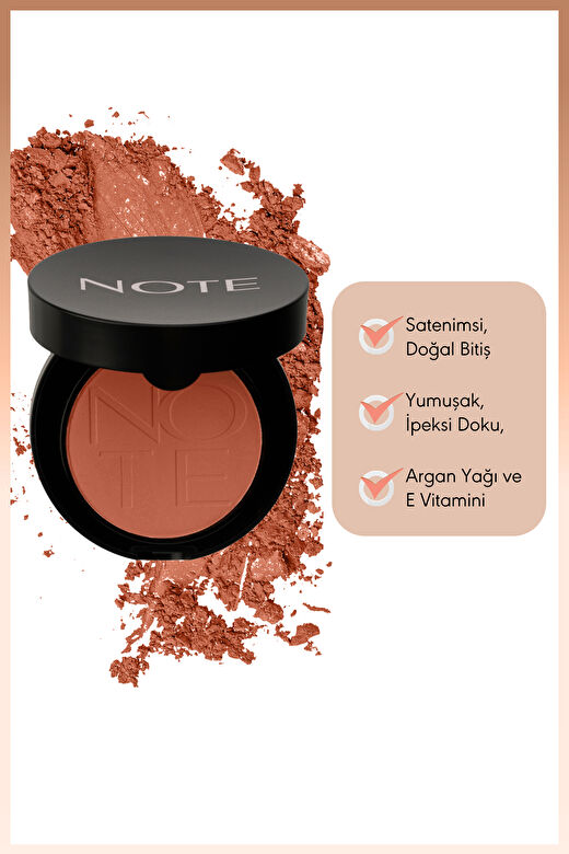 Note Luminous Silk Compact Allık 02 Pink in Summer 2