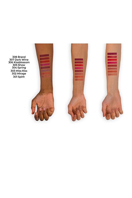 Note Mattemoist Lipstick 302 Mirage Mat Bitişli Ruj - Koyu Nude 4