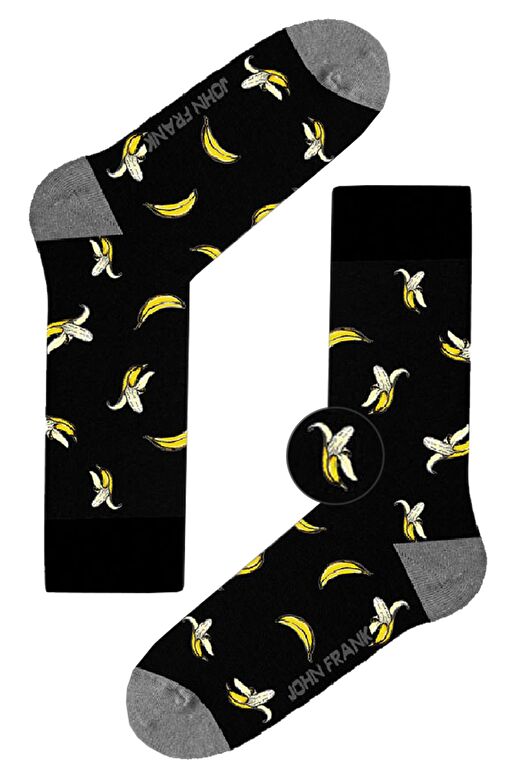 John Frank Banana Fun Çorap 1