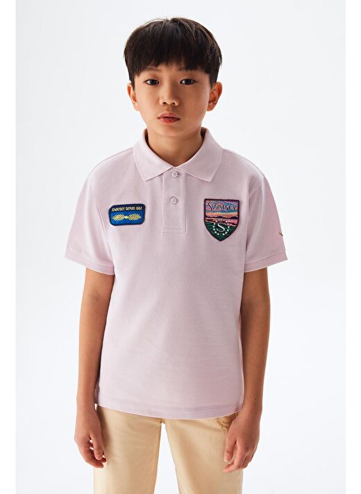 BG Store Erkek Çocuk Pembe Tshirt 23SS0SW5528 1