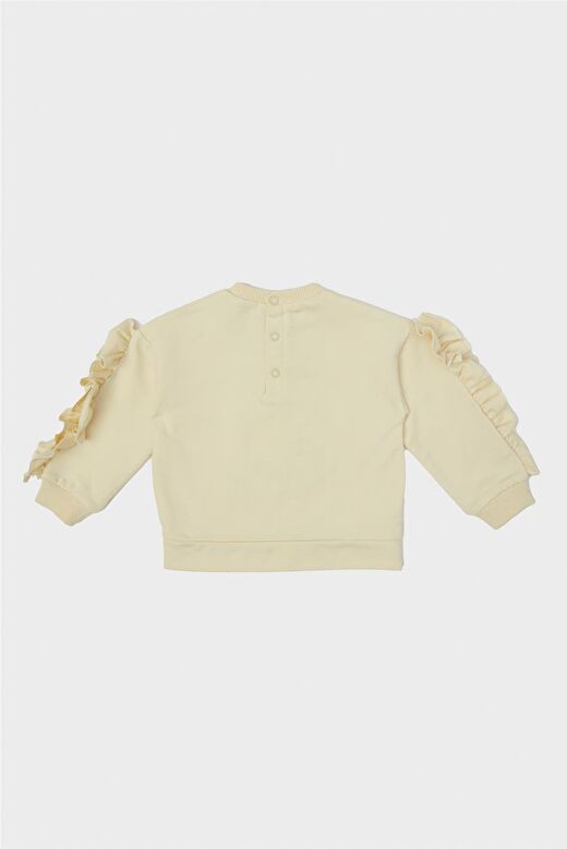 GB Baby Kız Bebek Bej Sweatshirt 2