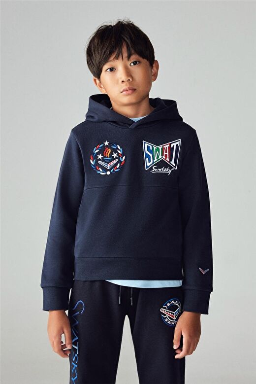 Swatsky Erkek Çocuk Lacivert Sweatshirt 2