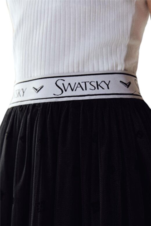 Swatsky Kız Çocuk Siyah Etek 3