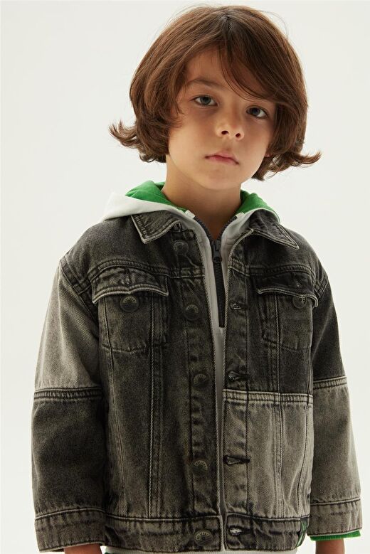 Nebbati Erkek Çocuk Denim Ceket 1