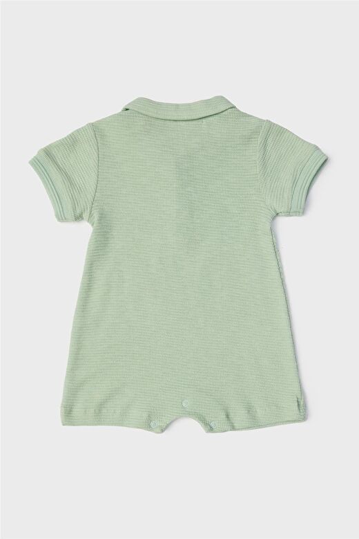 Layette Erkek Bebek Yeşil Tulum 2
