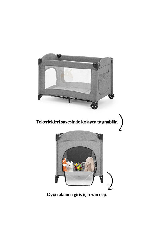 Javaju Oyun Parkı Gri 70x110 Cm 3