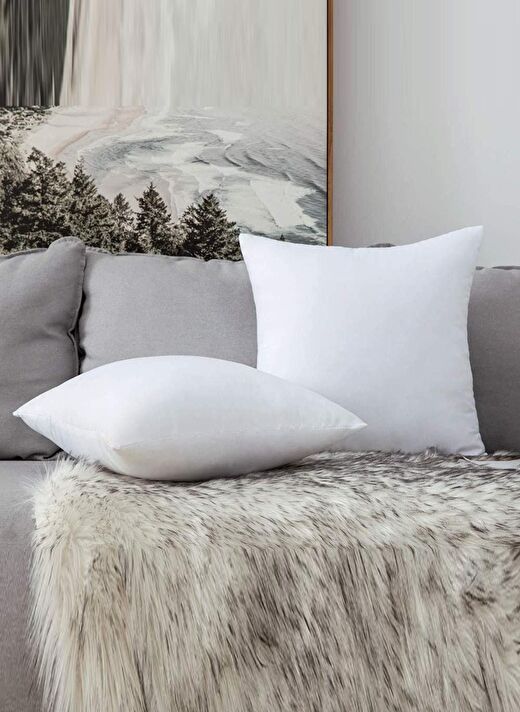 Varol 2li 350gr Silikon Dolgulu Kırlent 45x45cm 1