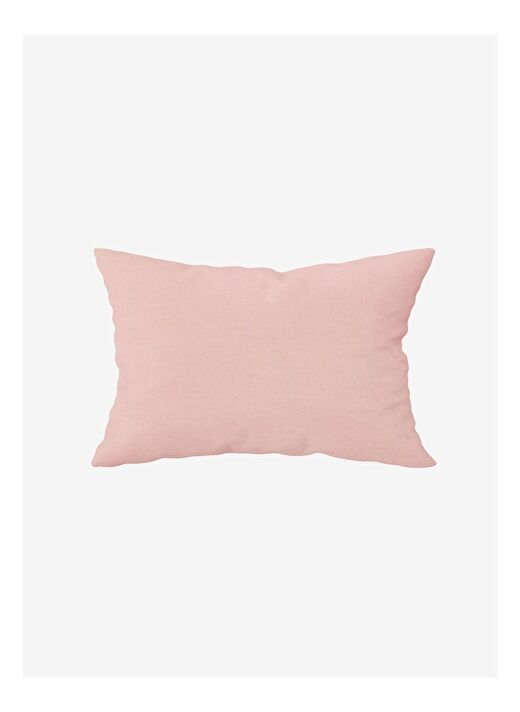 Washed Linen Keten Yastık Kılıfı 2'li Pembe 50x70 3