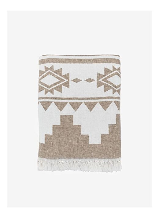 Rug Pamuk Koltuk Şalı Haki 130x170 1