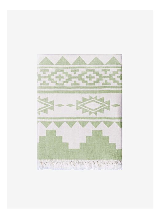 Rug Pamuk Koltuk Şalı Yeşil 130x170 1