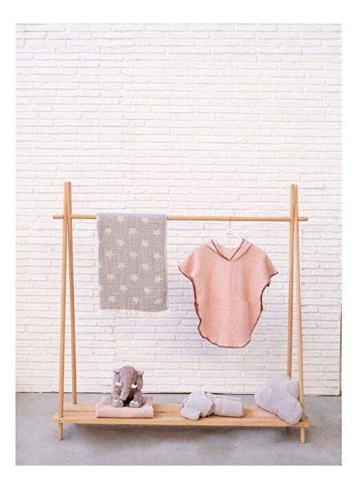 Cuddling Star Bebek Battaniyesi Gri 75x145 3