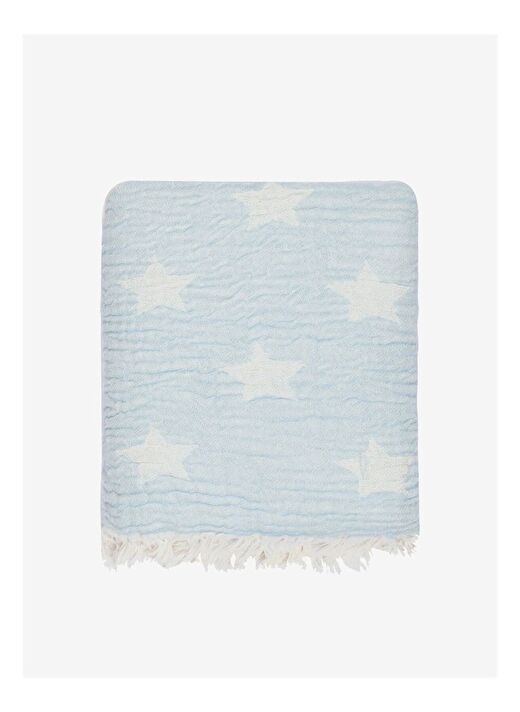 Cuddling Star Bebek Battaniyesi Mavi 75x145 1