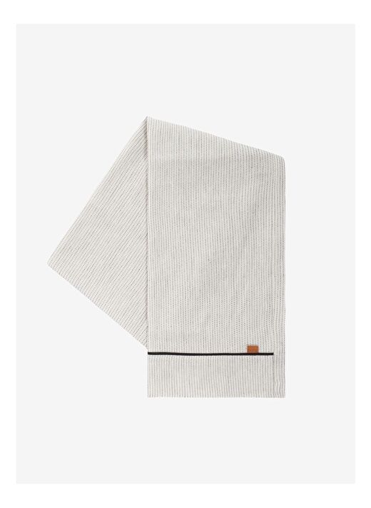Linen Runner Kırık Beyaz / Siyah Çizgili 45x160 1