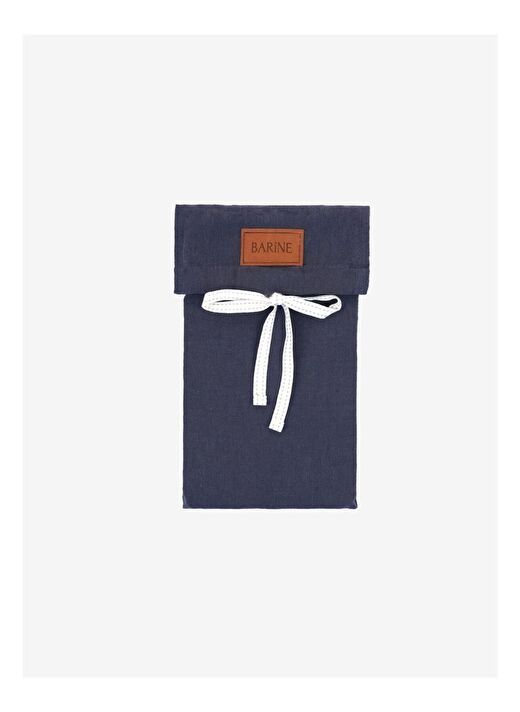 Washed Linen Keten Yastık Kılıfı 2'li Indigo 50x70 2