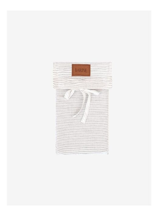 Washed Linen Keten Yastık Kılıfı 2'li Çizgili 50x70 2