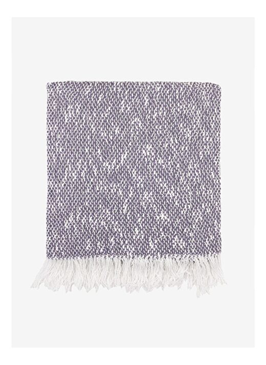 Wave Pamuk Koltuk Şalı Indigo 130x150 3