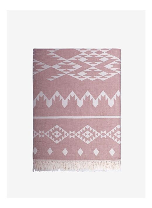 Kilim Pamuk Koltuk Şalı Mousse 130x170 1