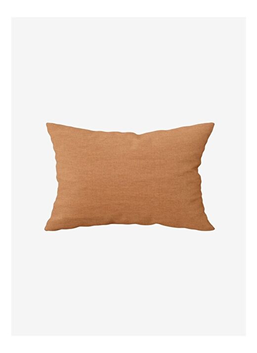 Washed Linen Keten Yastık Kılıfı 2'li Taba Rengi 50x70 3