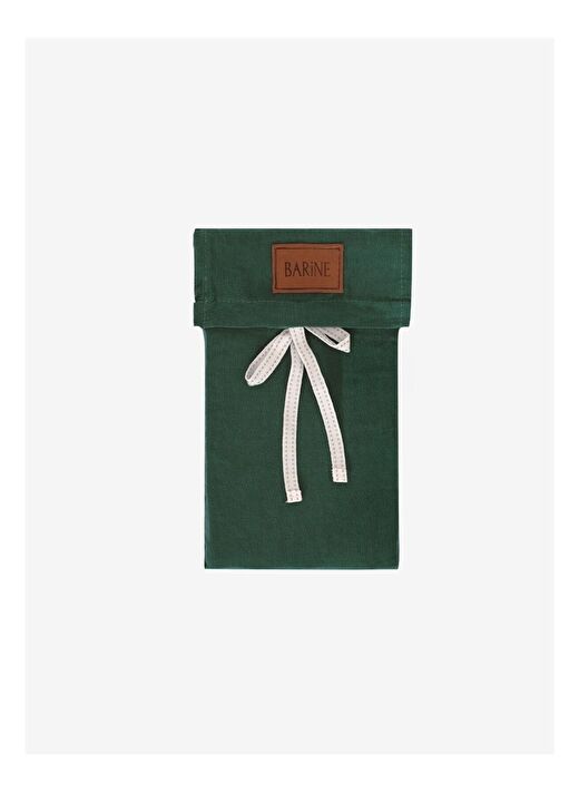 Washed Linen Keten Yastık Kılıfı 2'li Koyu Yeşil 50x70 2